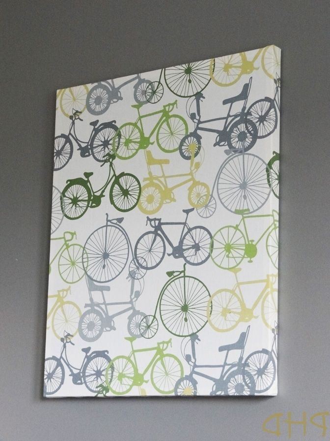 Stretched Fabric Wall Art Throughout Trendy Diy Stretched Fabric Wall Art (Photo 1 of 15)