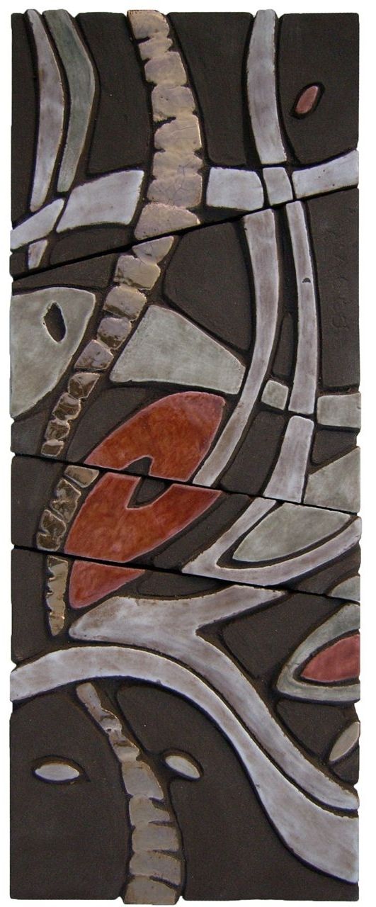 Trendy Abstract Ceramic Wall Art Within Ceramic Wall Art. Abstract Ceramic Wall Hanging. Www.gvega (Photo 1 of 15)