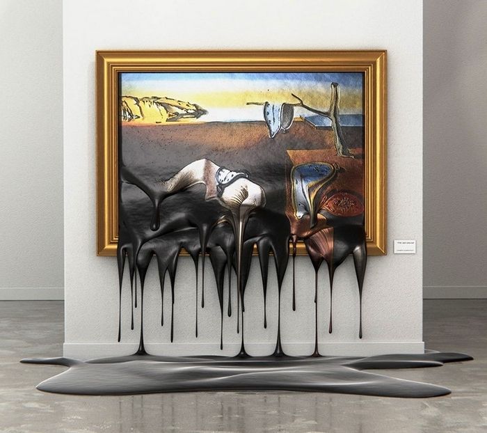 Trendy Alper Dostal Melted Wall Art Paintings With 3d Visual Wall Art (View 12 of 15)