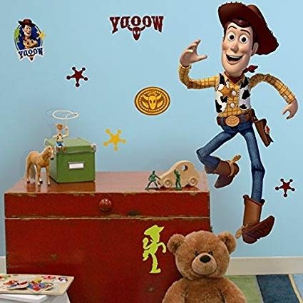 Trendy Amazon: Roommates Rmk1430gm Toy Story Woody Peel & Stick Giant With Toy Story Wall Stickers (Photo 1 of 15)