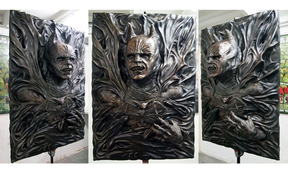 Trendy Batman 3d Wall Art Pertaining To The Midas Touch A.k.a. 3dwizart: Life Size Demon Batman 3d Wall Art (Photo 5 of 15)