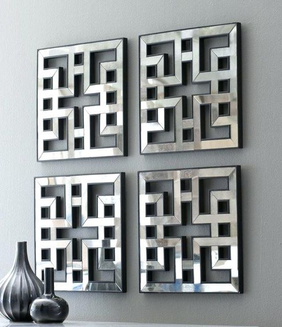 Trendy Mirror Wall Art Decor Amazing Buy Mirrored Wall Decor Fretwork Throughout Fretwork Wall Art (View 14 of 15)