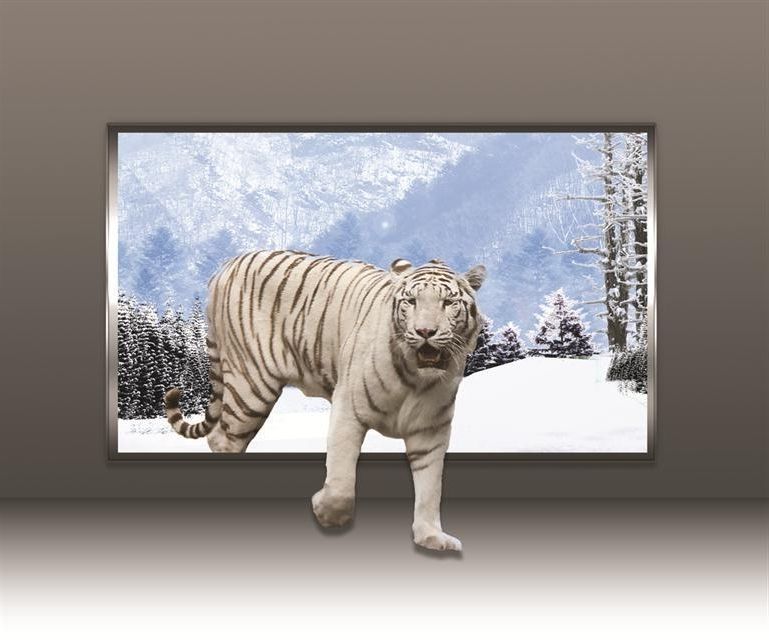 Trendy Modern Home Decoration Canvas Art 3d Animal Posters And Hd Prints With Animals 3d Wall Art (Photo 12 of 15)