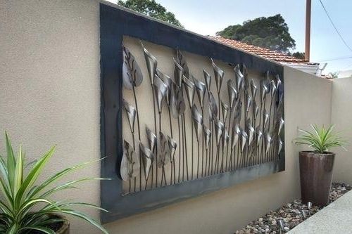 Trendy Modern Outdoor Wall Art With Outdoor Wall Triptych Outdoor Wall Decor Outdoor Wall Clocks (Photo 14 of 15)