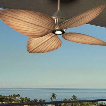 Tropical Ceiling Fans: Overhead Palm Leaf & Bamboo Blade Fans Throughout Most Popular Tropical Outdoor Ceiling Fans (View 15 of 15)