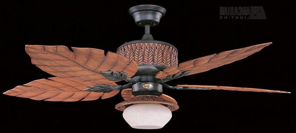 Tropical Outdoor Ceiling Fans Intended For Most Recently Released Concord Fans 52feb5ri Fernleaf Breeze 52" Tropical Indoor / Outdoor (View 12 of 15)