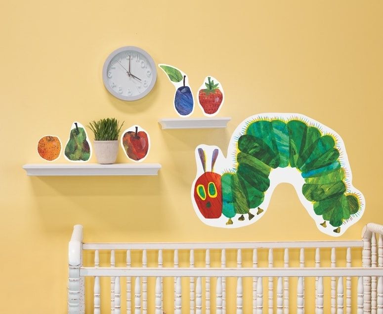 Very Hungry Caterpillar Wall Art For Trendy Very Hungry Caterpillar Fabric Wall Decals (Photo 1 of 15)