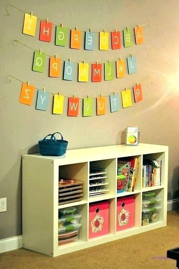 Wall Art For Playroom Playroom Wall Playroom Wall Decor Ideas With Widely Used Playroom Wall Art (View 14 of 15)
