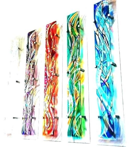 Wall Art Glass Panels Awesome Fused Glass Wall Art Panels Coloured Inside Preferred Fused Glass Wall Art Panels (Photo 14 of 15)