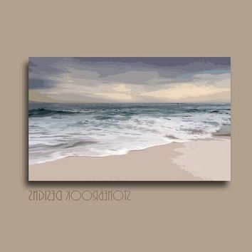 Well Known Abstract Ocean Wall Art Within Shop Large Abstract Ocean Canvas Art On Wanelo (Photo 1 of 15)