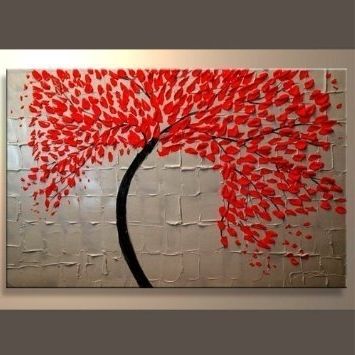 Well Known Modern Abstract Wall Art Painting Throughout Amazon: Modern Abstract Canvas Art Wall Decor Oil Painting Wall (Photo 1 of 15)