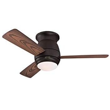 Well Known Outdoor Ceiling Fan With Bluetooth Speaker Within Westinghouse 7217800 Halley 44 Inch Oil Rubbed Bronze Indoor/outdoor (Photo 11 of 15)