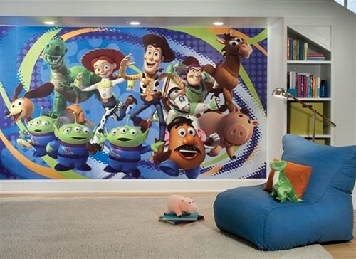 Well Known Toy Story 3 Pre Pasted Wall Murals – Huge Realistic Wall Decor Of Within Toy Story Wall Art (Photo 1 of 15)