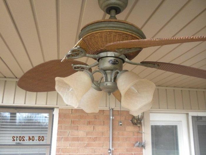 Well Liked Broken Blades With Regard To Outdoor Ceiling Fans For Windy Areas (Photo 1 of 15)