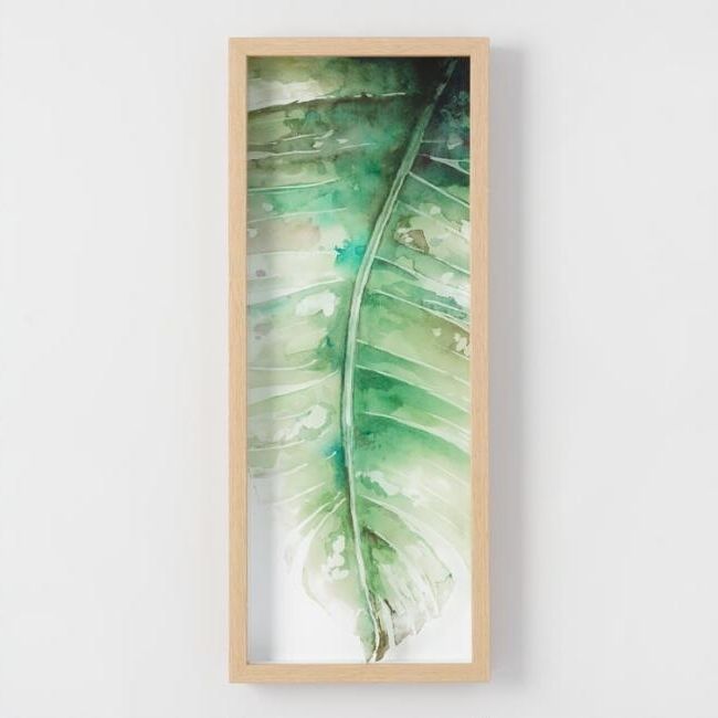 Well Liked Palm Leaf Wall Decor For Rectangular Palm Leaf Wall Art (View 10 of 15)