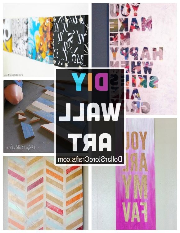 Well Liked Recycled Wall Art Pertaining To 10 Diy Wall Art Ideas From Recycled Materials » Dollar Store Crafts (View 5 of 15)
