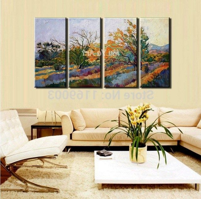 Featured Photo of 15 Inspirations Abstract Nature Canvas Wall Art