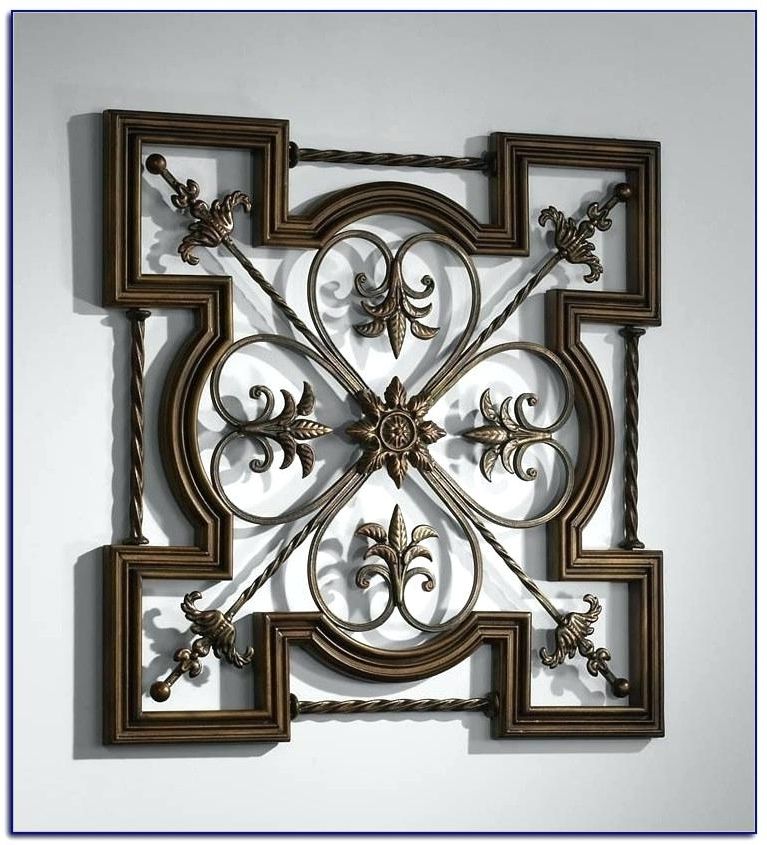Widely Used Faux Wrought Iron Wall Decors For Wrought Iron Wall Decor Outdoor Wrought Iron Wall Decor Outdoor Faux (Photo 8 of 15)