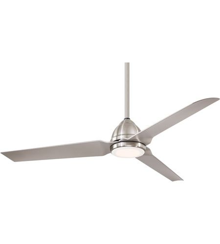Widely Used Java 54 Inch Brushed Nickel Wet With Silver Blades Outdoor Ceiling Fan Inside Brushed Nickel Outdoor Ceiling Fans (Photo 15 of 15)
