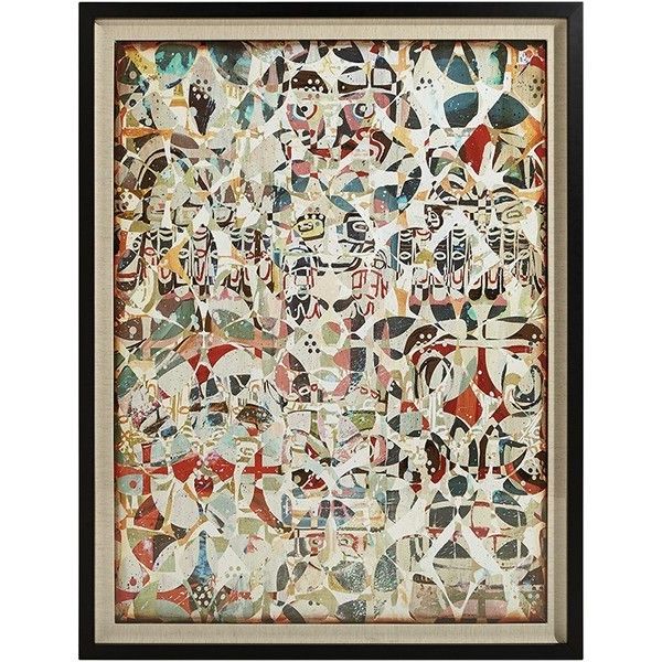 Widely Used Polynesian Graffiti Framed Print #3 ($799) ❤ Liked On Polyvore Intended For Polynesian Wall Art (View 11 of 15)
