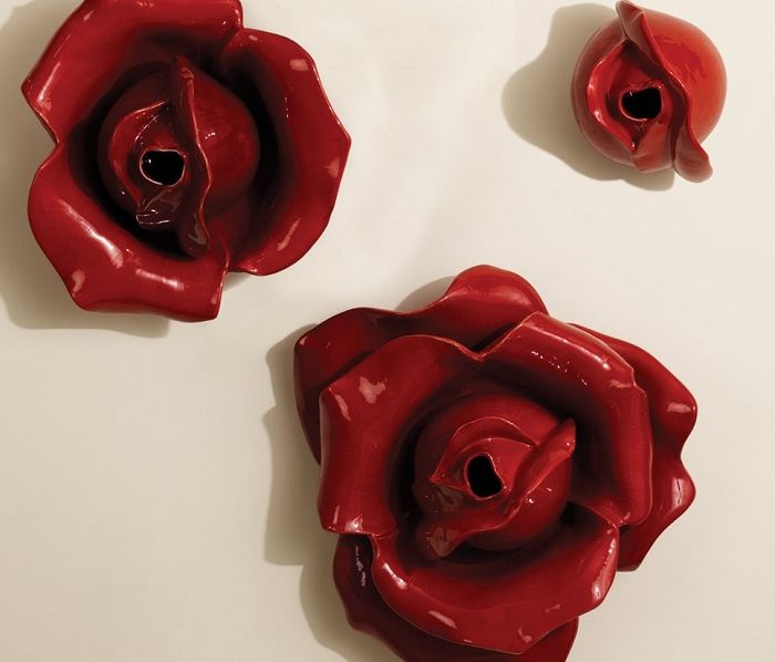 Widely Used Red Rose Wall Art With Regard To Red Rose Wall Art, 3 Sizes Available, See "options" Below (View 5 of 15)