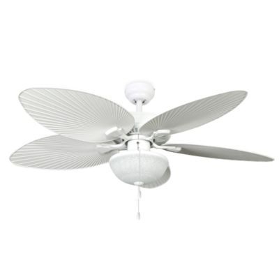 Featured Photo of 15 Best White Outdoor Ceiling Fans with Lights