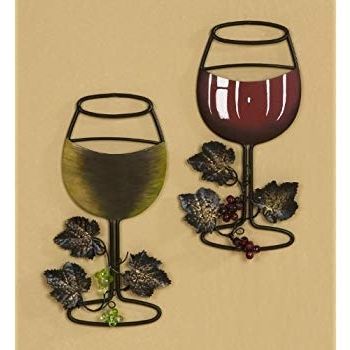 Wine Metal Wall Art In Widely Used Amazon: Deco 79 Metal Wine Wall Decor, 3619": Home & Kitchen (Photo 1 of 15)
