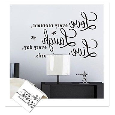 Words & Quotes Still Life Landscape Vintage Fantasy Leisure Wall Regarding Fashionable 3d Wall Art Words (Photo 2 of 15)