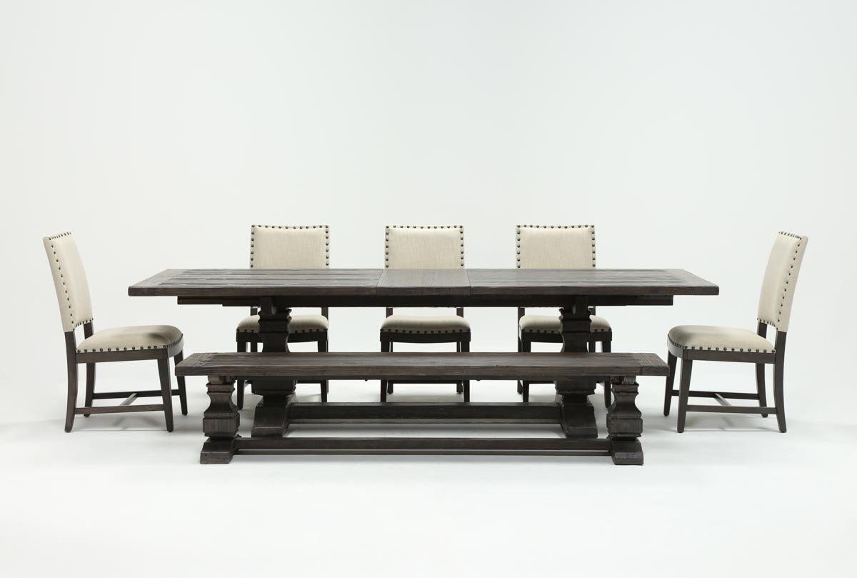 Featured Photo of 2024 Popular Norwood 7 Piece Rectangular Extension Dining Sets with Bench & Uph Side Chairs