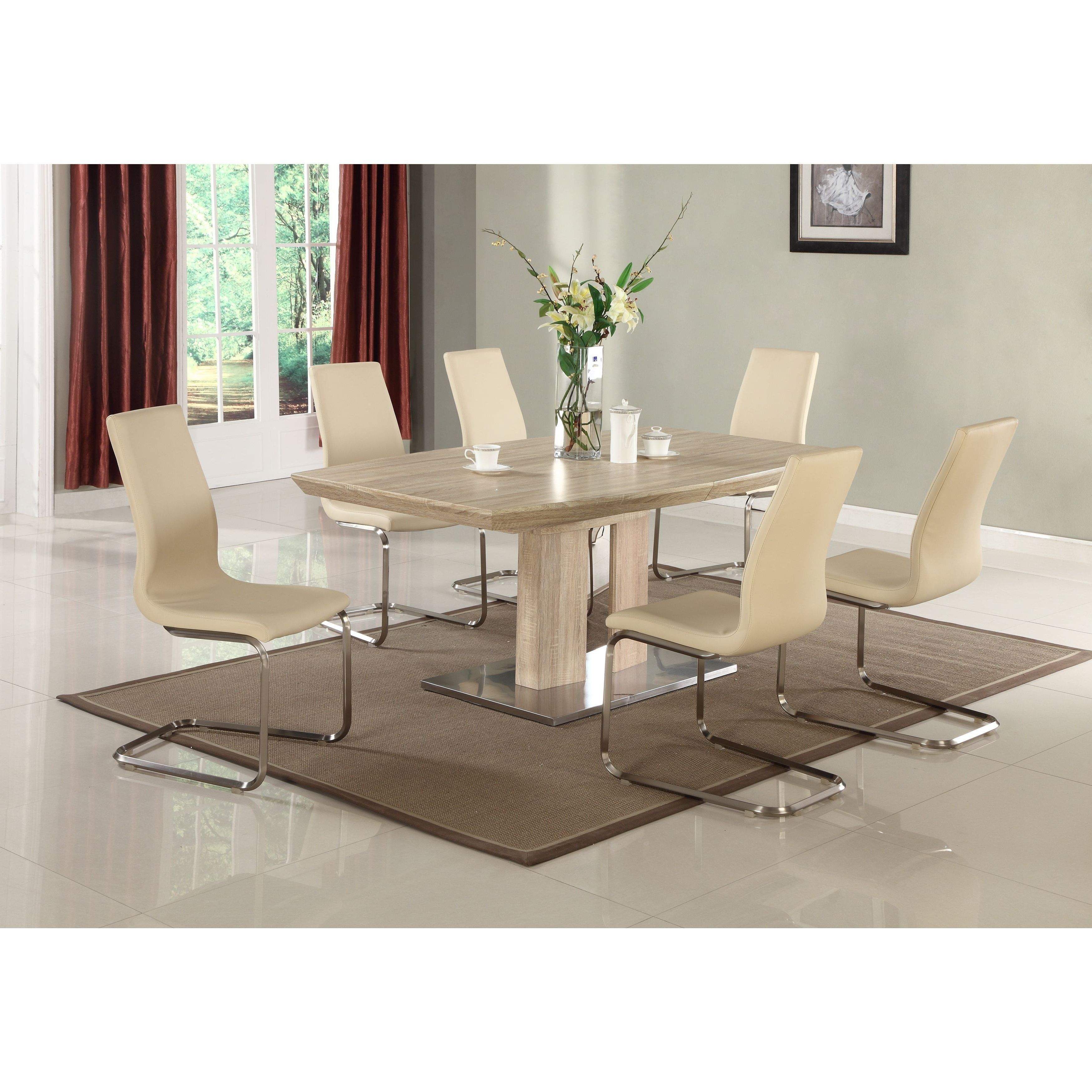 2018 Glass Top Oak Dining Tables Throughout Stainless Steel Dining Table With Glass Top Best Of This Modern (View 25 of 25)
