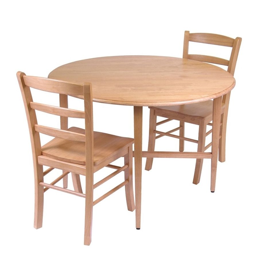 2018 Shop Winsome Wood Hannah Light Oak Dining Set With Round Dining Within Light Oak Dining Tables And Chairs (Photo 17 of 25)