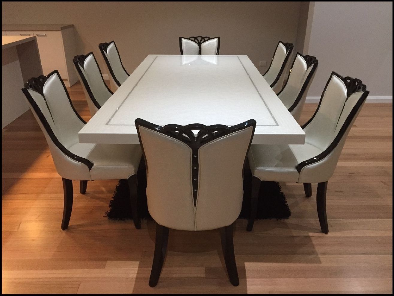 Amazing Bianca Marble Dining Table With 8 Chairs Marble King With Intended For Recent Dining Tables 8 Chairs (Photo 1 of 25)