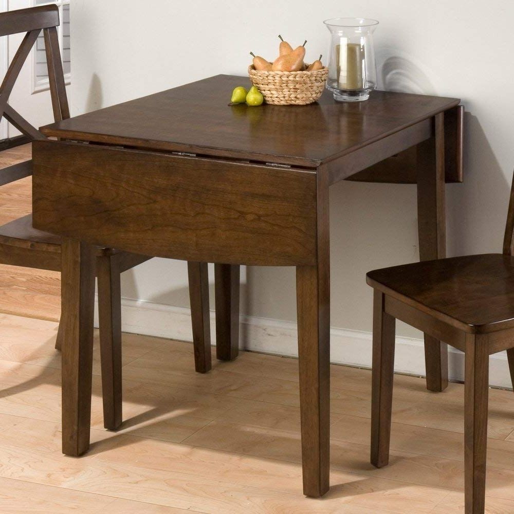 Amazon – Jofran Double Drop Leaf Dining Table In Taylor Brown With Latest Cheap Drop Leaf Dining Tables (Photo 1 of 25)