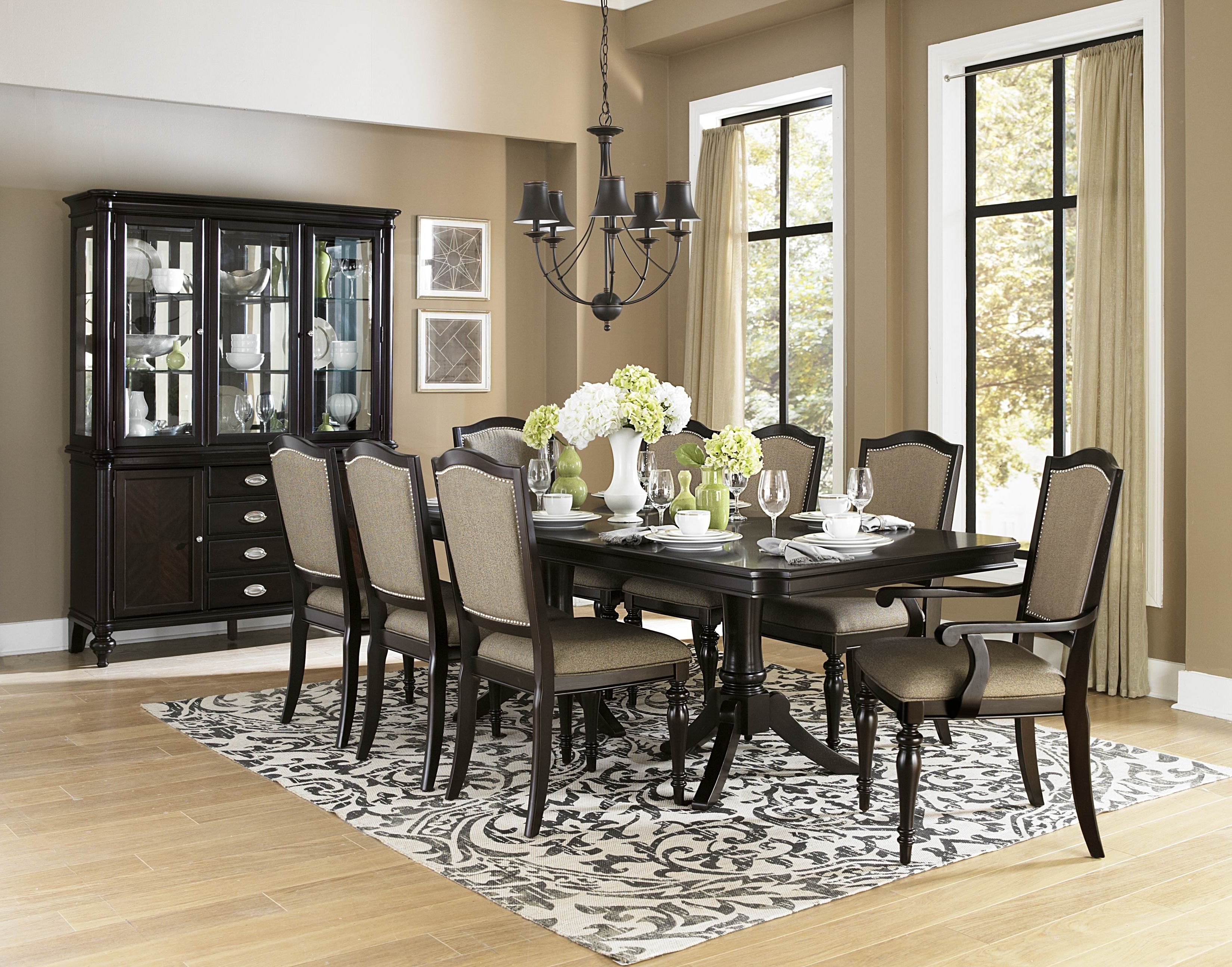 Best And Newest Dining Room Dining Room End Chairs Mission Dining Table Small Round Intended For Pedestal Dining Tables And Chairs (Photo 16 of 25)
