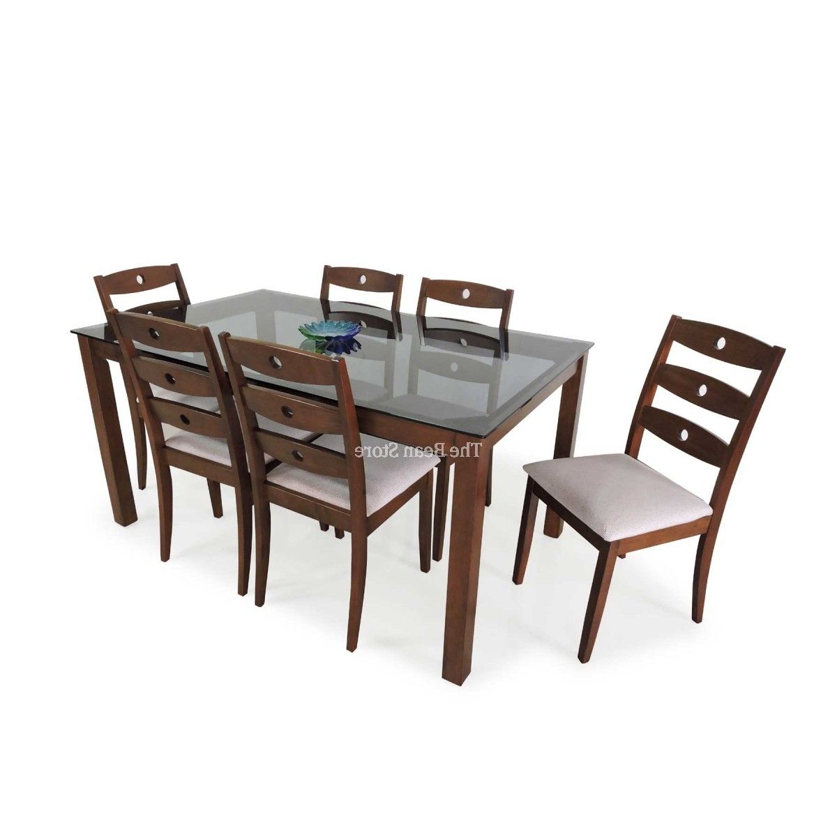 Featured Photo of 25 Inspirations Glass 6 Seater Dining Tables
