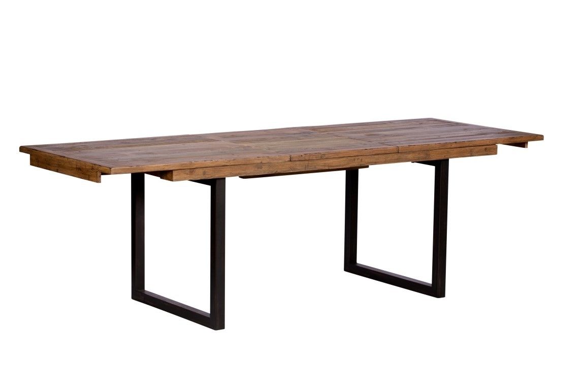 Brooklyn Industrial Extending Dining Table 180 240cm Pertaining To Well Liked Extendable Dining Sets (View 17 of 25)