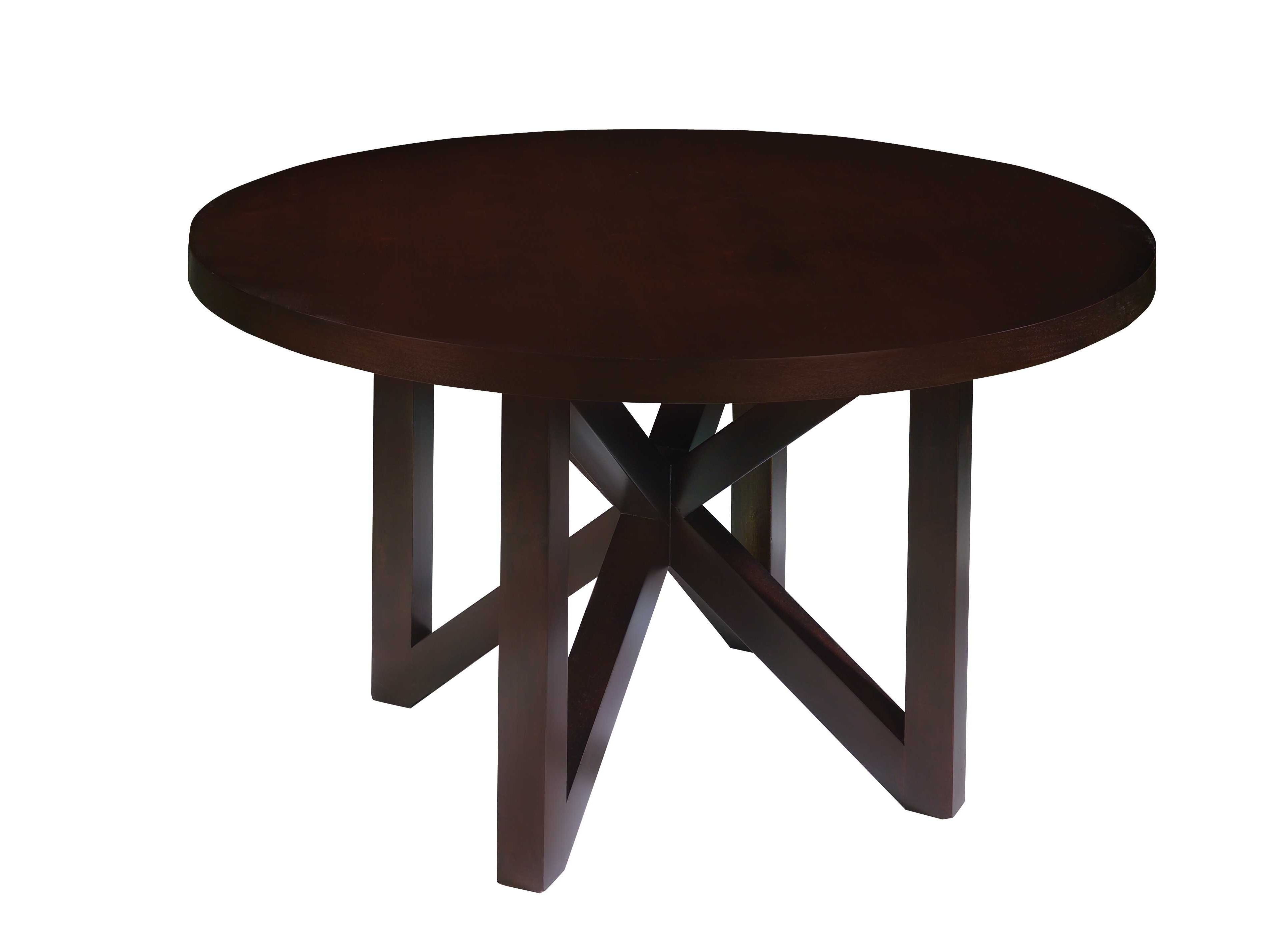 Caira Black Round Dining Tables Pertaining To Recent Allan Copley Designs Snowmass 54 Round Espresso Dining (Photo 9 of 25)