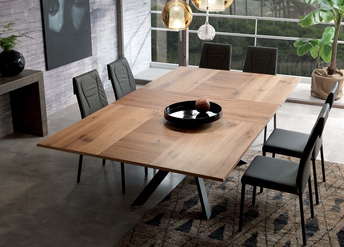 Cheap Extendable Dining Tables With Regard To Well Known Ozzio 4x4 Extending Dining Table (View 1 of 25)