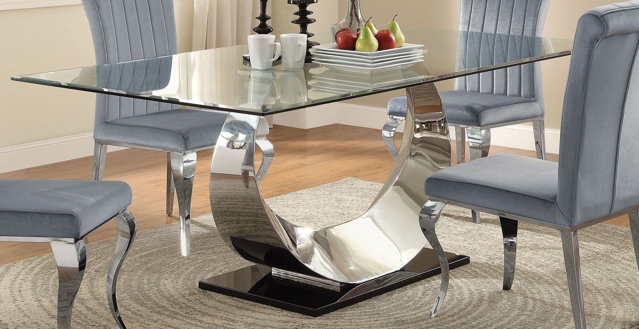 Coleman Furniture With Regard To Most Current Chrome Dining Room Sets (Photo 25 of 25)