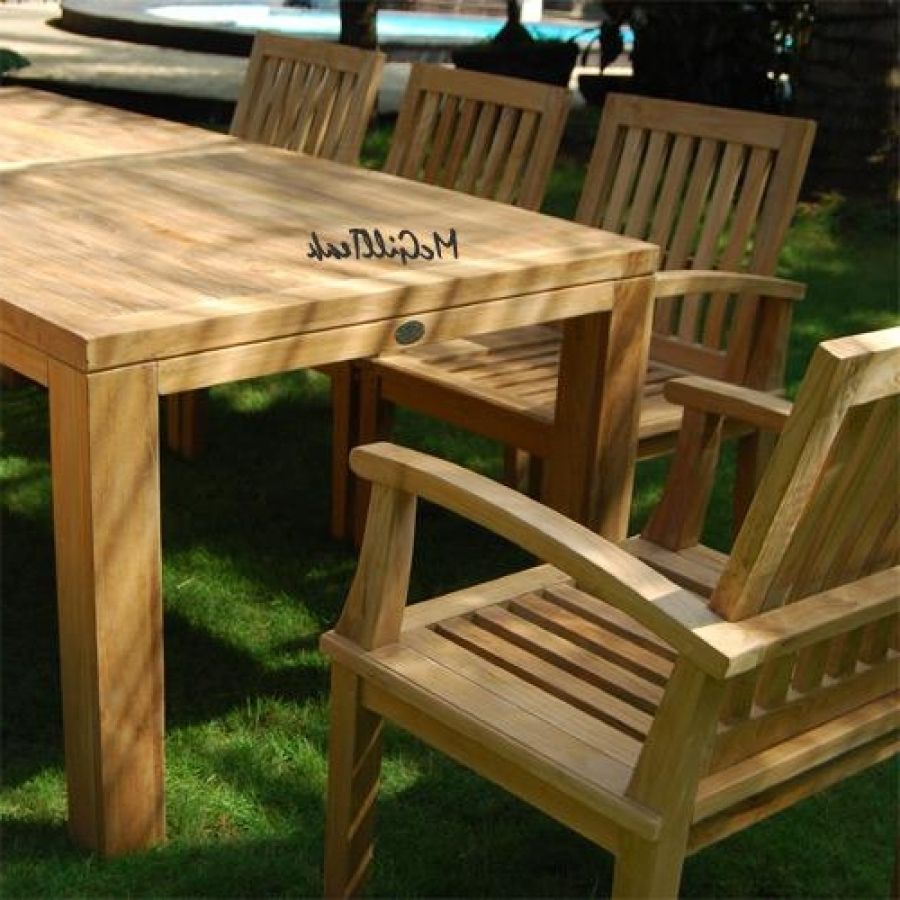 Cornwal & Bali – Teak Dining Set For 6 Pertaining To Newest Bali Dining Sets (View 25 of 25)