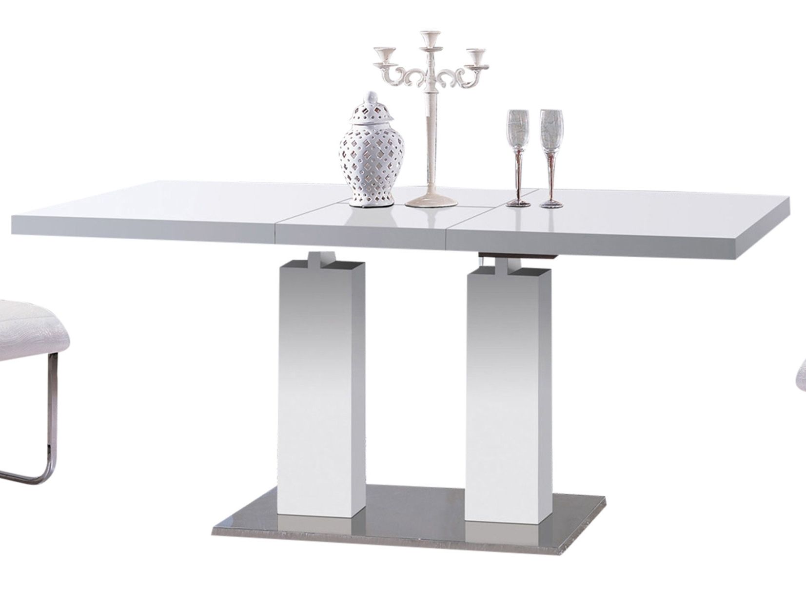 Delfina 7 Piece Dining Sets Throughout Most Recent At Home Usa Delfina Expandable Dining Table & Reviews (Photo 9 of 25)