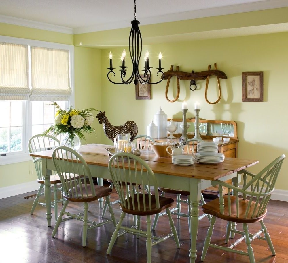 Dining Room Before And After Modern Country Style – Country Dining Inside Fashionable Country Dining Tables (Photo 9 of 25)