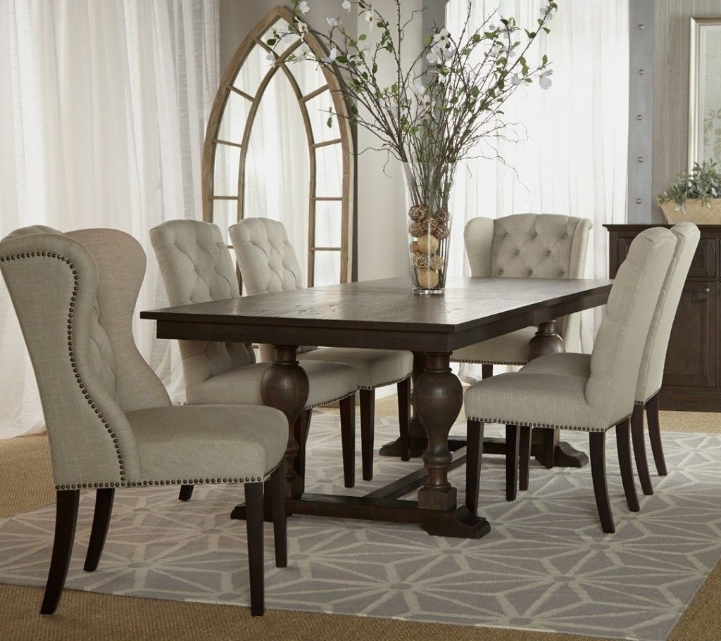 Dining Room Chairs Design Bluehawkboosters Home Design With Dining Intended For Newest Fabric Dining Room Chairs (View 22 of 25)