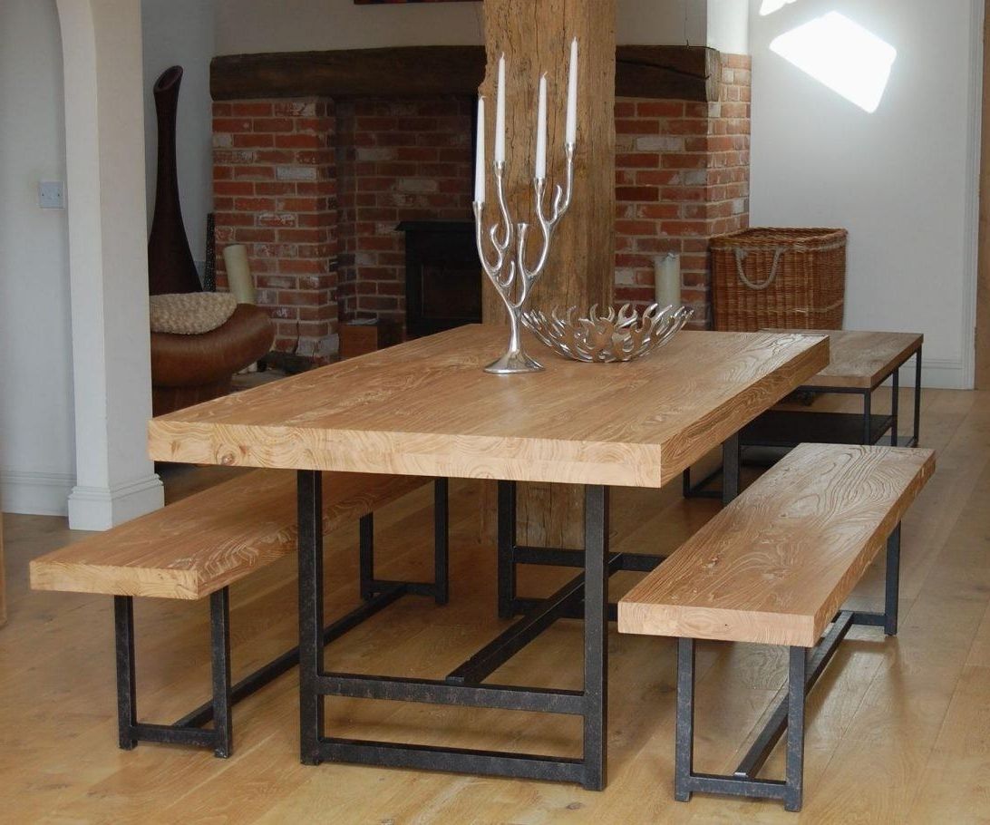 Diy Kitchen Table Bench Lovely 25 Lovely Dining Table Bench Seat With Regard To Famous Dining Tables Bench Seat With Back (Photo 11 of 25)