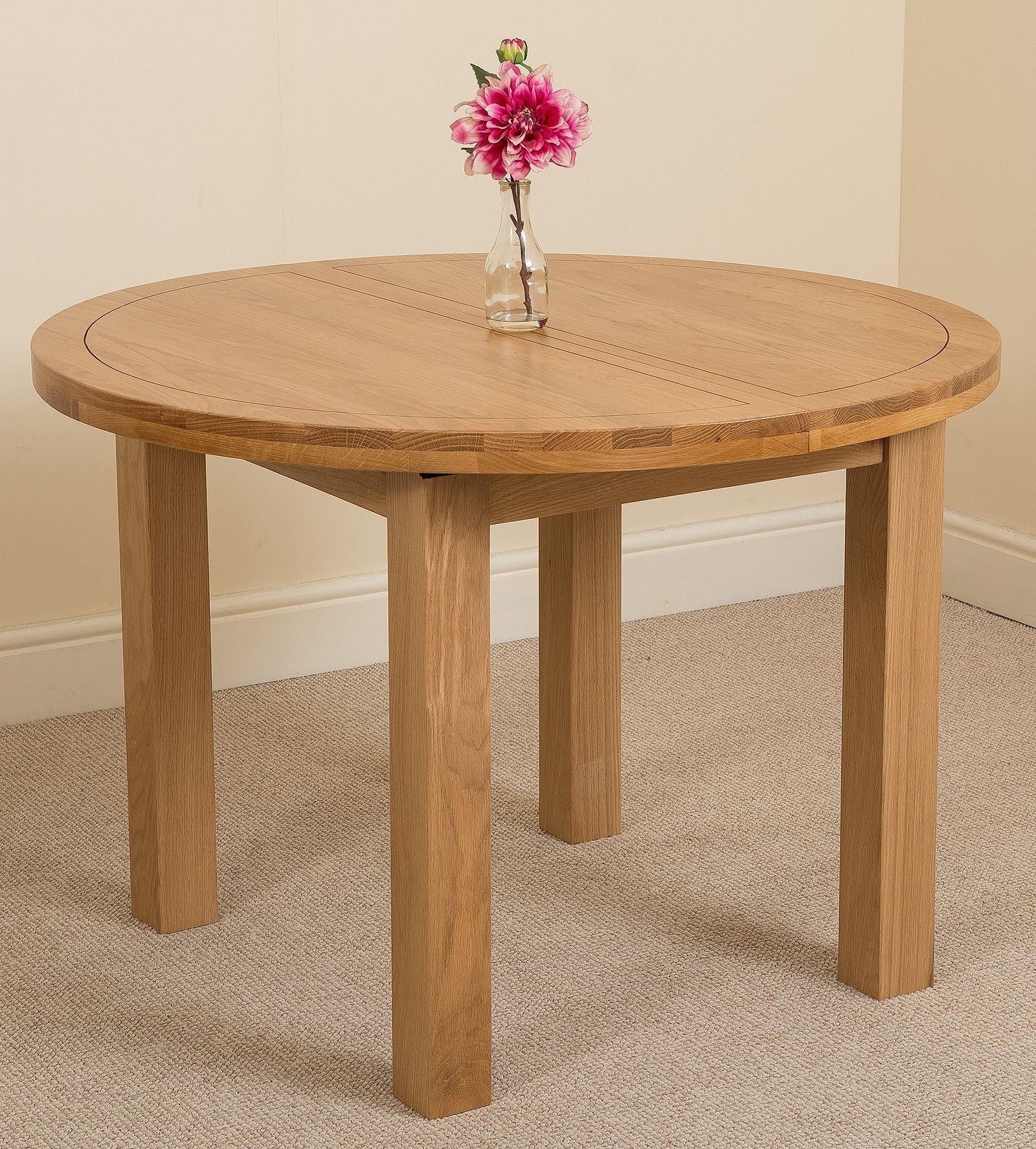 Edmonton Dining Tables With Preferred Edmonton Oak Extending Dining Table (Photo 3 of 25)