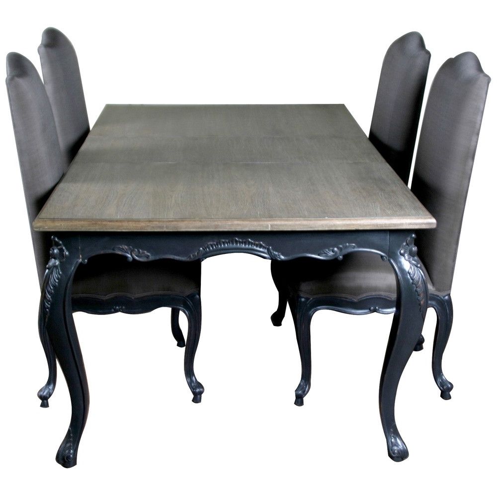 Extendable Dining Room Tables And Chairs Regarding Fashionable Louis French Extendable Dining Table – Crown French Furniture (Photo 22 of 25)