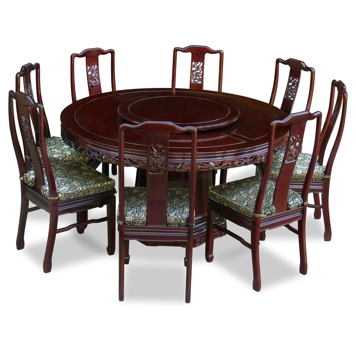Fabulous Round Dining Table For 8 Ideas Decofurnish Rolling Dining Inside Most Popular 8 Seater Round Dining Table And Chairs (View 14 of 25)