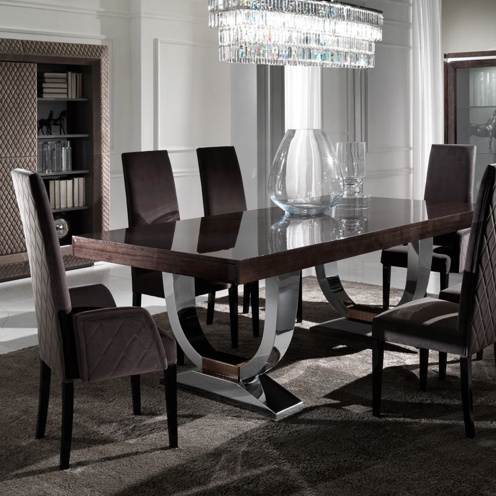 Featured Photo of 25 Collection of Black Extendable Dining Tables Sets