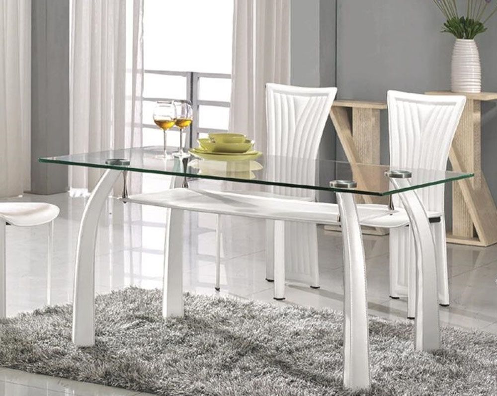 Famous Dining Tables With White Legs With White Dining Table With Upholstered Legs Santa Ana California Chram (View 14 of 25)