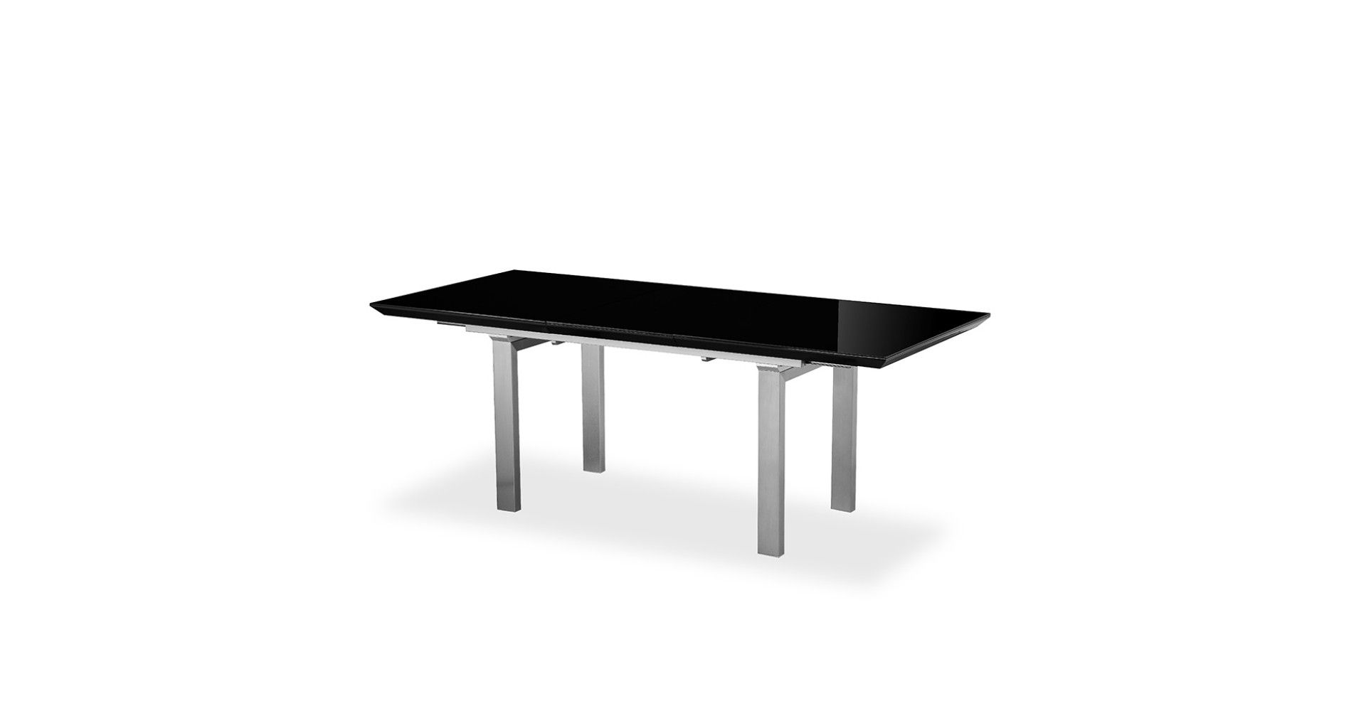 Famous Extending Black Dining Tables Intended For Tribeca Extending Dining Table Black – Home Living (Photo 23 of 25)